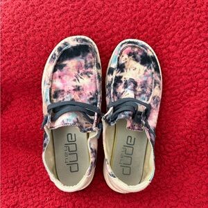 Hey Dude Multicolor Tie-Dye Shoes